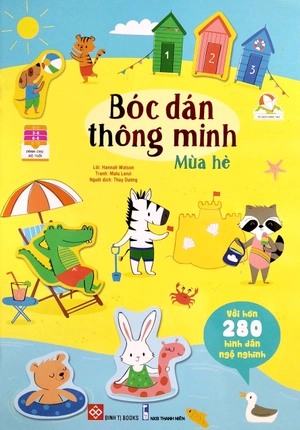 bộ tủ sách sáng tạo - bóc dán thông minh (bộ 6 cuốn)