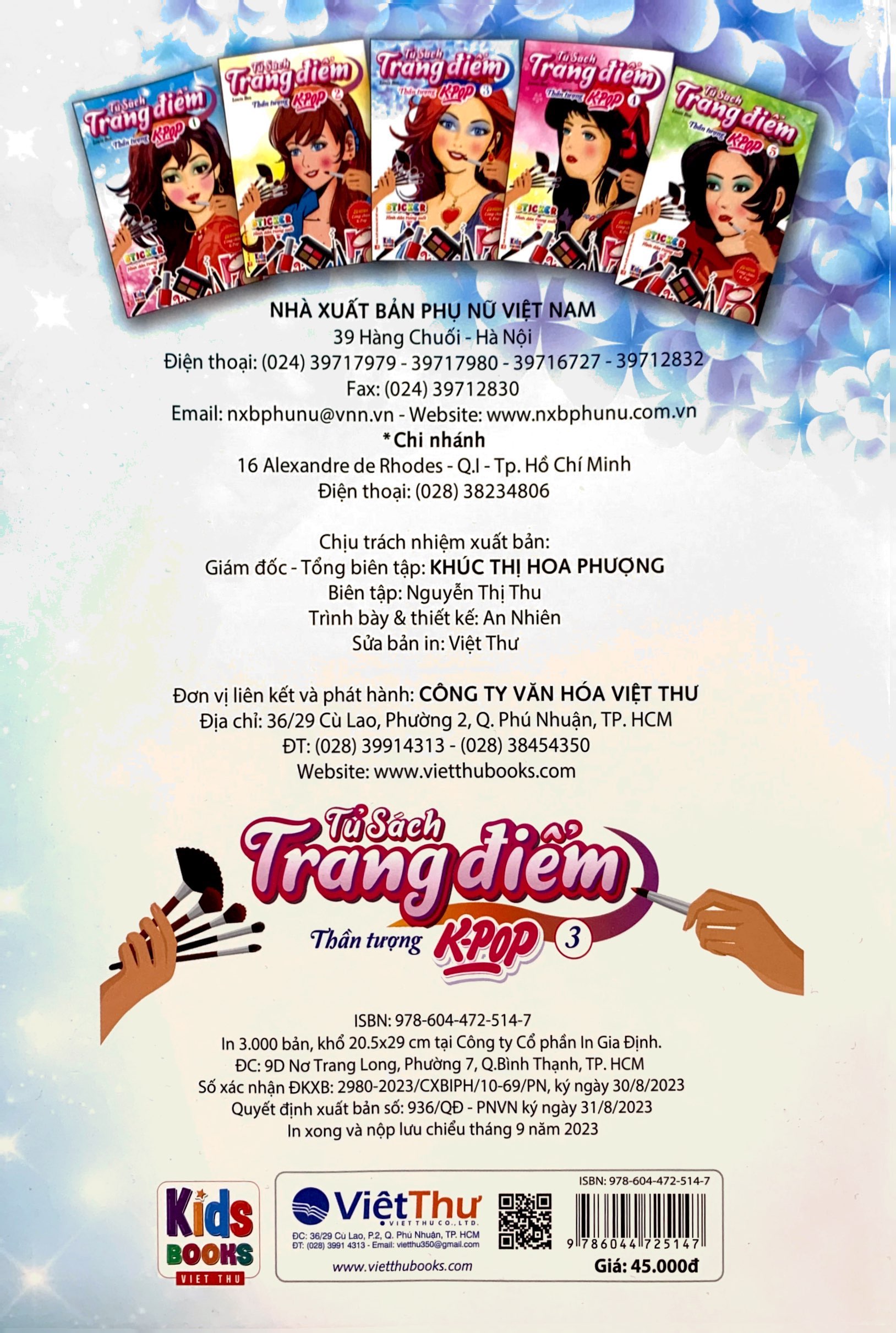 bộ tủ sách trang điểm - thần tượng k-pop 3