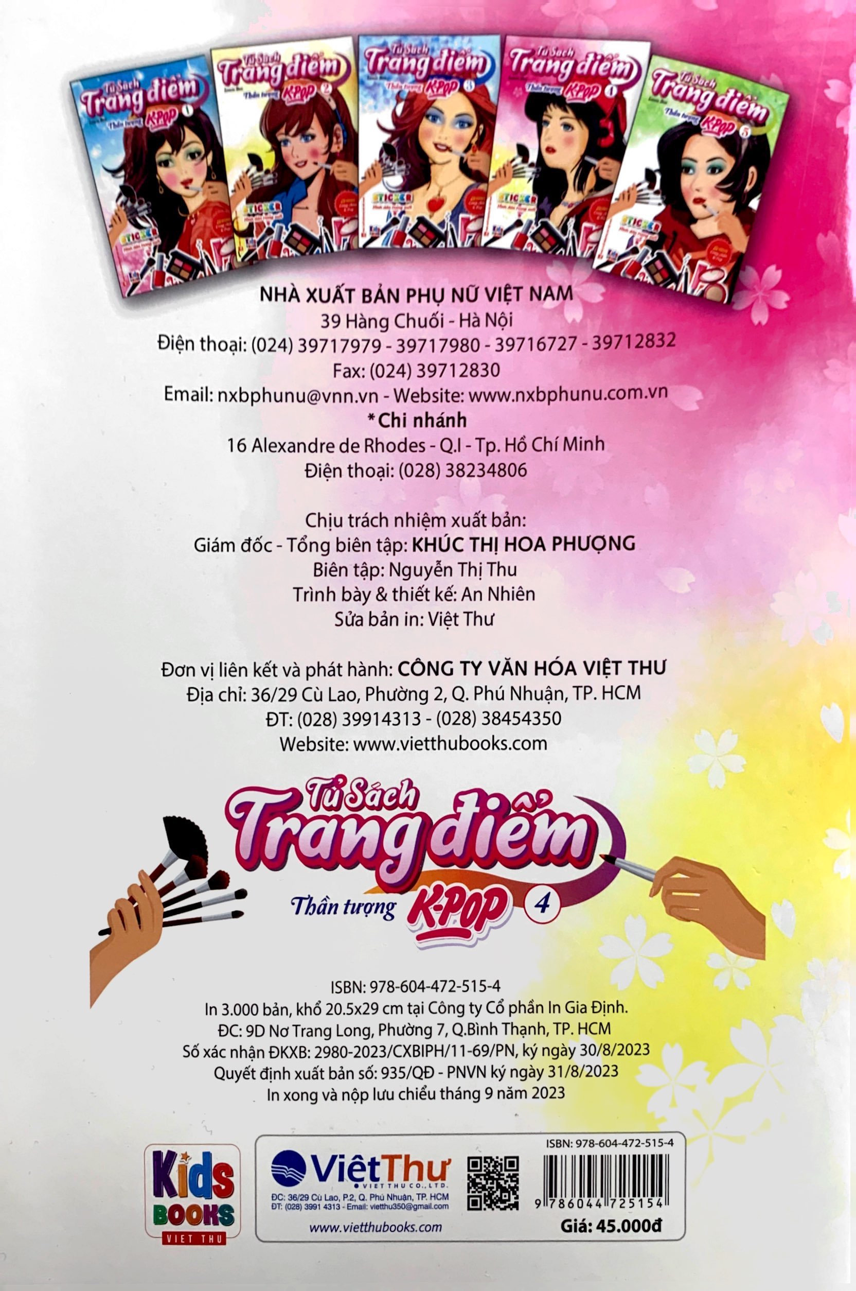 bộ tủ sách trang điểm - thần tượng k-pop 4