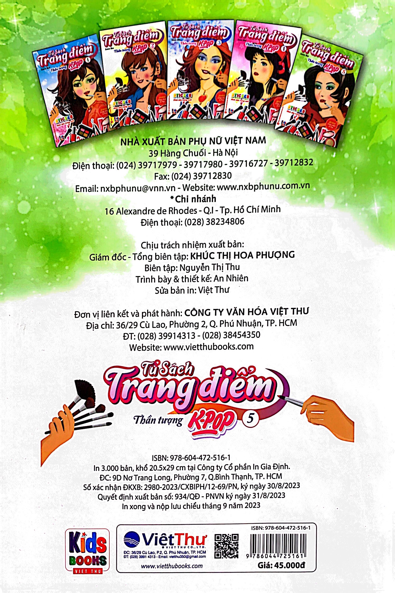 bộ tủ sách trang điểm - thần tượng k-pop 5