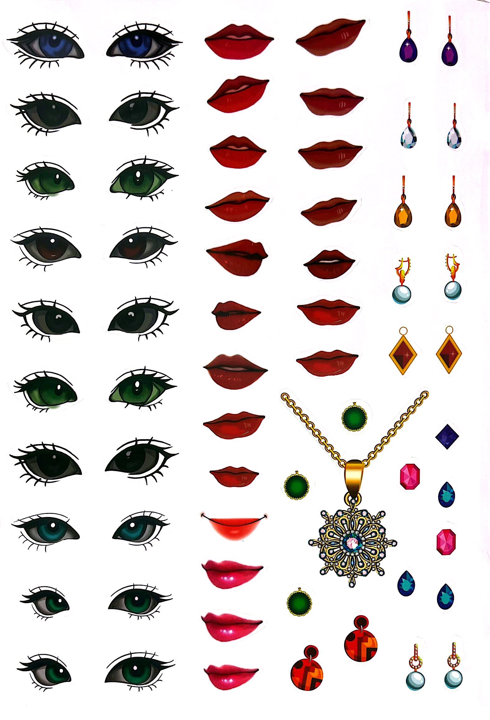 Bo
						
										
										Tu Sach Trang Diem Than Tuong K-Pop - Sticker Va To Mau - Tap 5