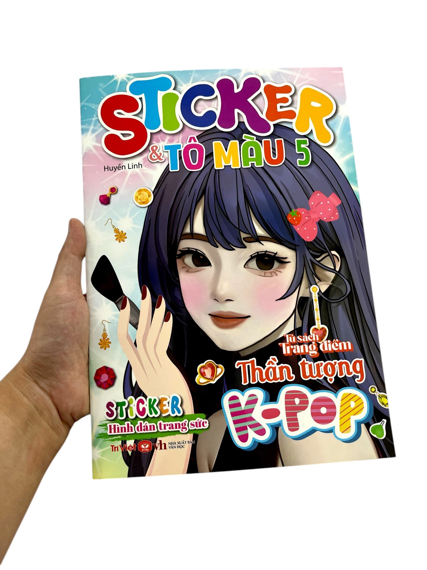 Bo
						
										
										Tu Sach Trang Diem Than Tuong K-Pop - Sticker Va To Mau - Tap 5