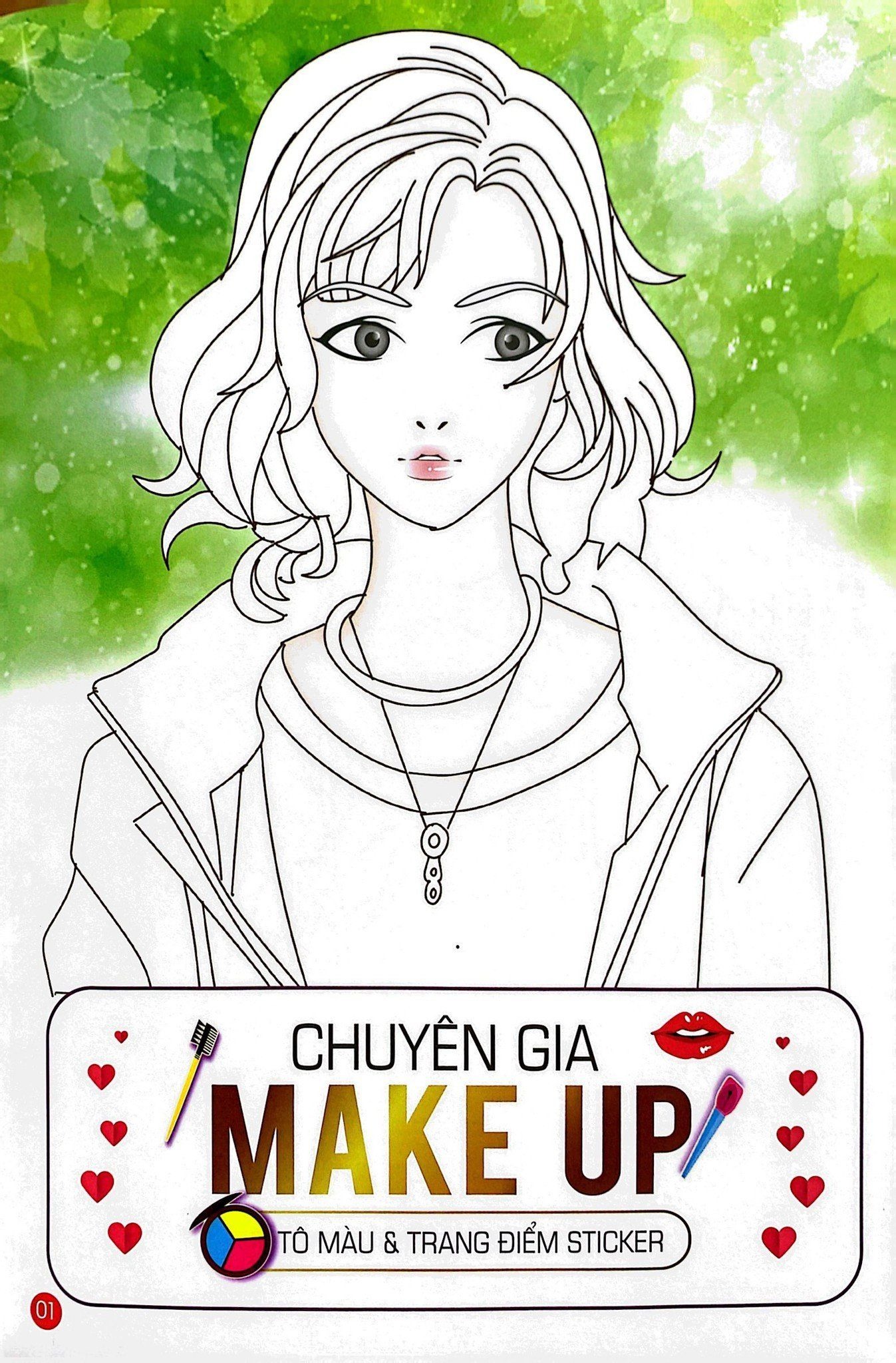 Bo
						
										
										Tu Sach Trang Diem - Than Tuong K-Pop - Tap 1 - Sticker Hinh Dan Trong Suot