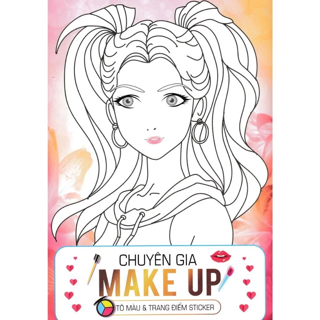 Bo
						
										
										Tu Sach Trang Diem - Than Tuong K-Pop - Tap 2 - Sticker Hinh Dan Trong Suot