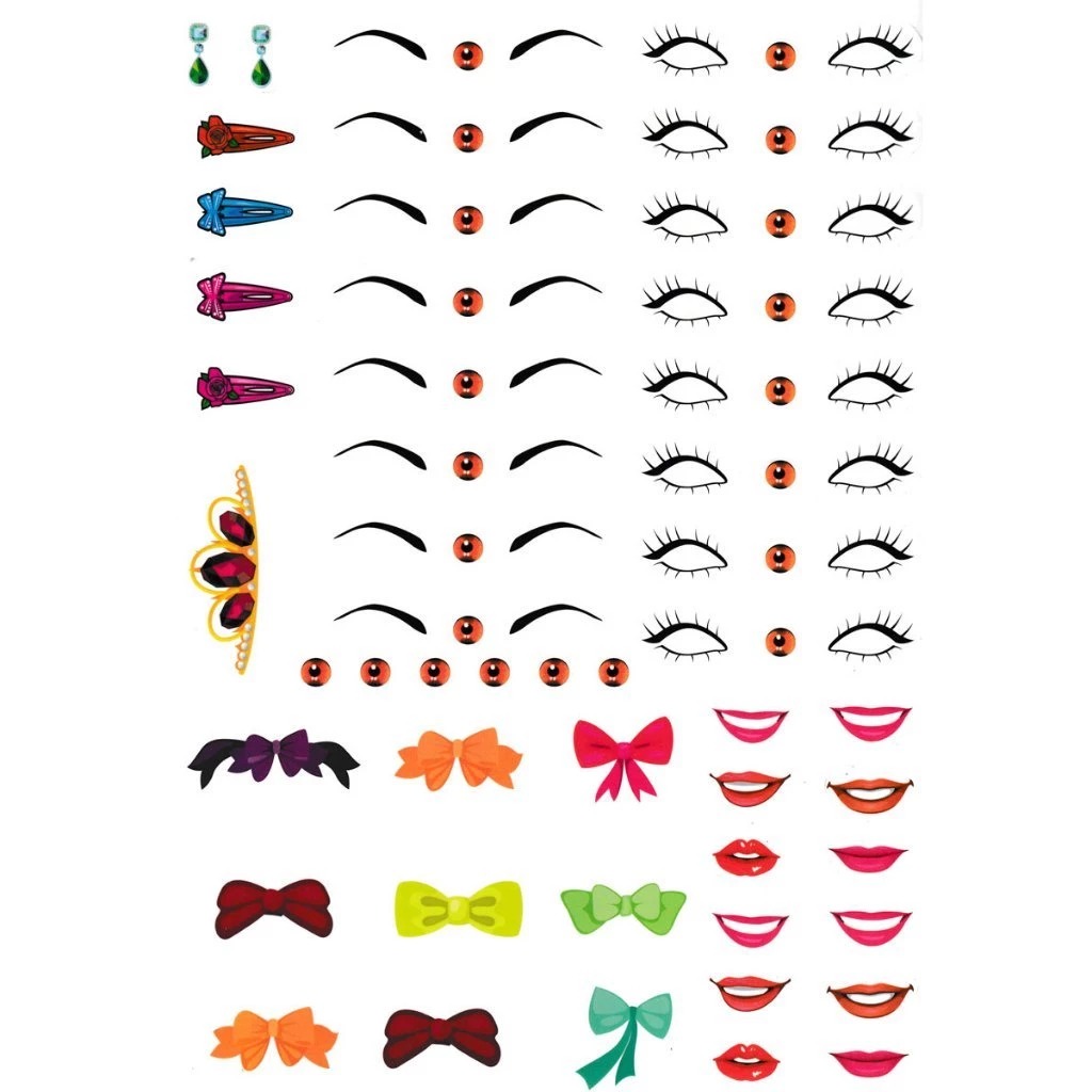 Bo
						
										
										Tu Sach Trang Diem - Than Tuong K-Pop - Tap 3 - Sticker Hinh Dan Trong Suot