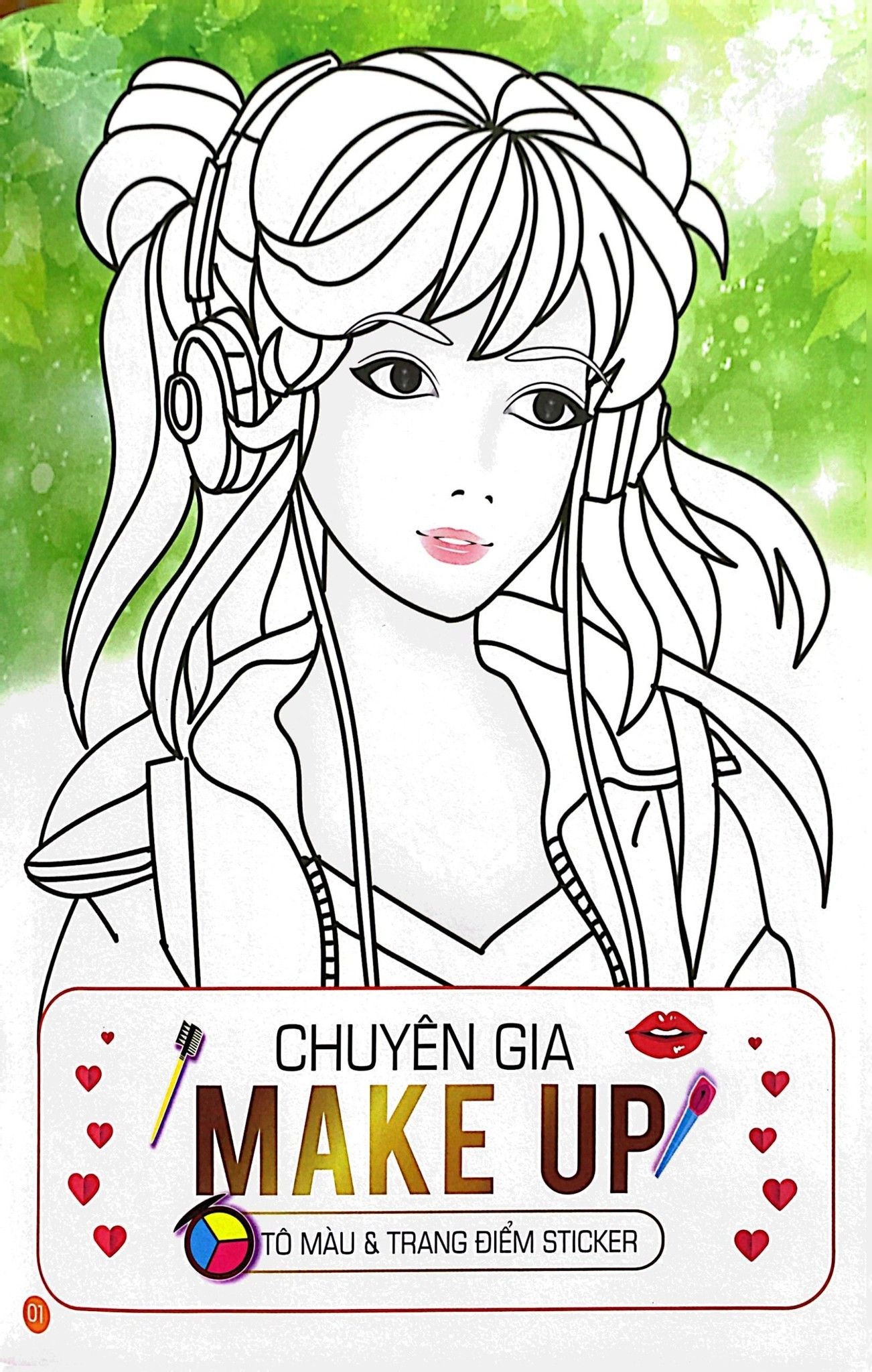 Bo
						
										
										Tu Sach Trang Diem - Than Tuong K-Pop - Tap 4 - Sticker Hinh Dan Trong Suot