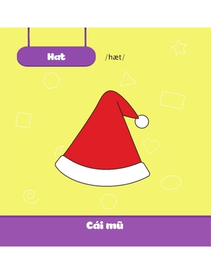 bộ từ vựng song ngữ việt anh cuốn 2: hình khối và đồ vật