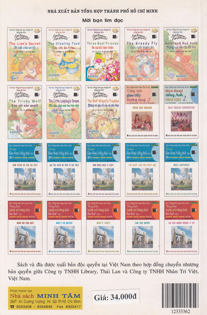 bộ từng bước luyện nói tiếng anh lưu loát - kèm vcd (tập 4)