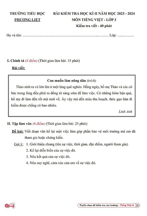 Bo
						
										
										Tuyen Chon De Kiem Tra Tieng Viet Cac Truong 3