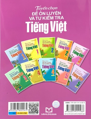 bộ tuyển chọn đề ôn luyện và tự kiểm tra tiếng việt 3 - tập 1 (2019)