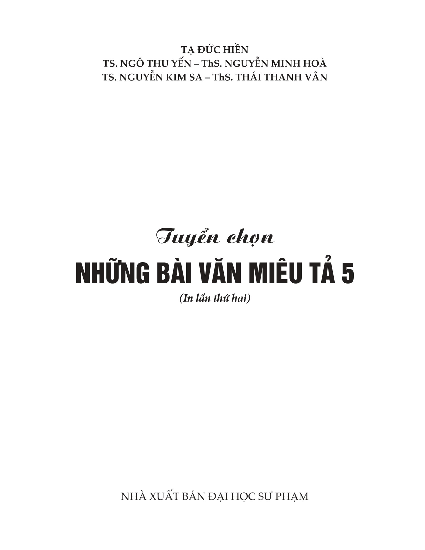 bộ tuyển chọn những bài văn miêu tả 5