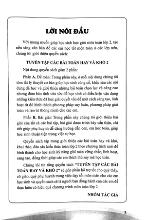 bộ tuyển tập các bài toán hay và khó 2 (bồi dưỡng học sinh khá, giỏi - theo chương trình gdpt mới)