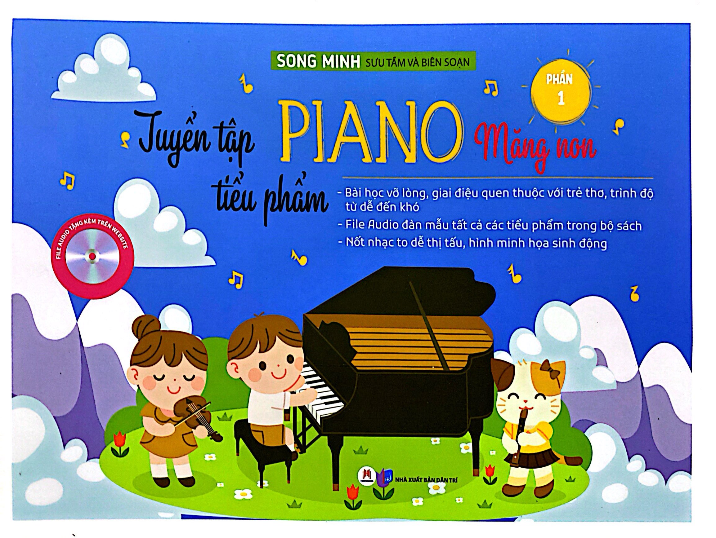 bộ tuyển tập tiểu phẩm piano măng non - phần 1 (tái bản)