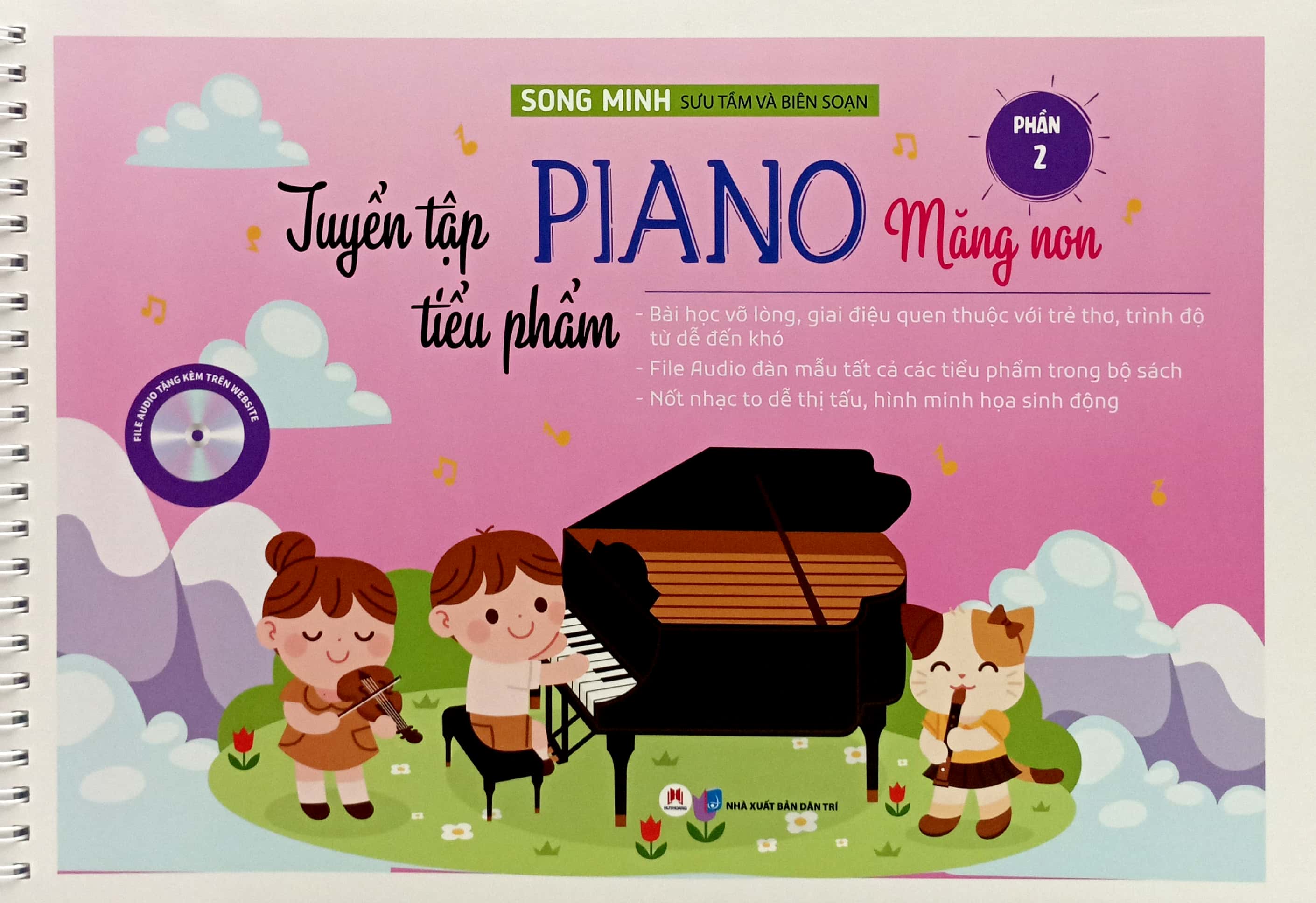 bộ tuyển tập tiểu phẩm piano măng non - phần 2 (tái bản)