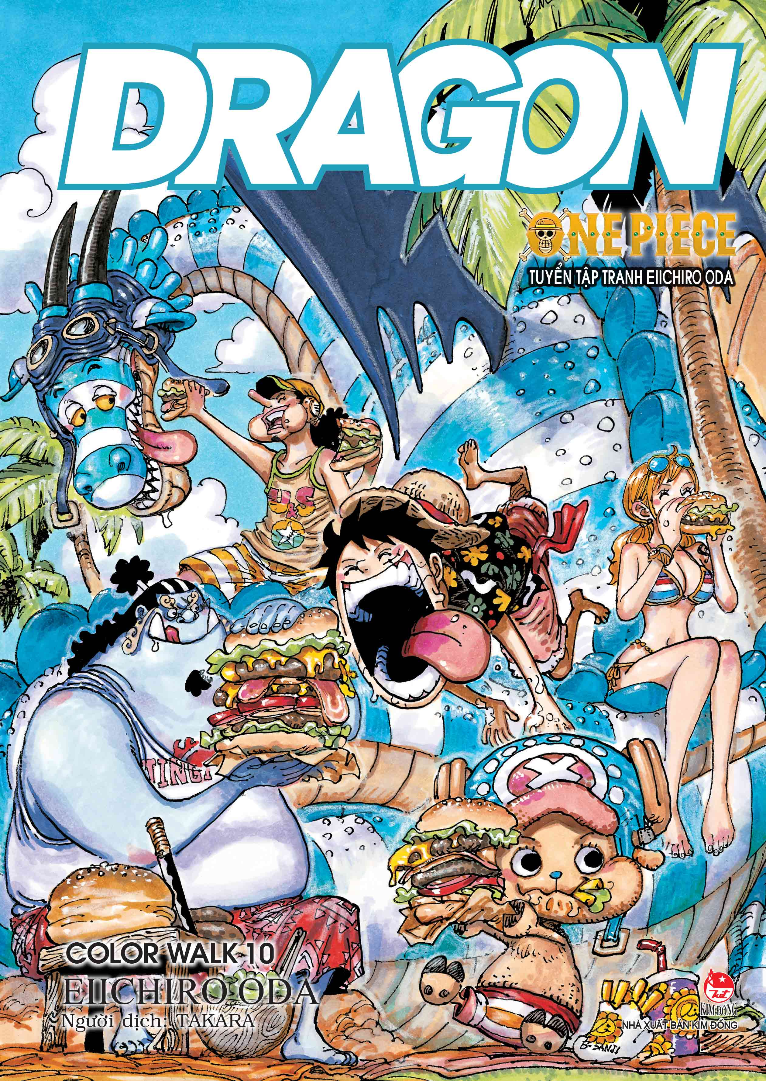 Bo
						
										
										Tuyen Tap Tranh Eiichiro Oda - One Piece - Color Walk - Tap 10 - Dragon - Tang Kem Postcard + Poster
