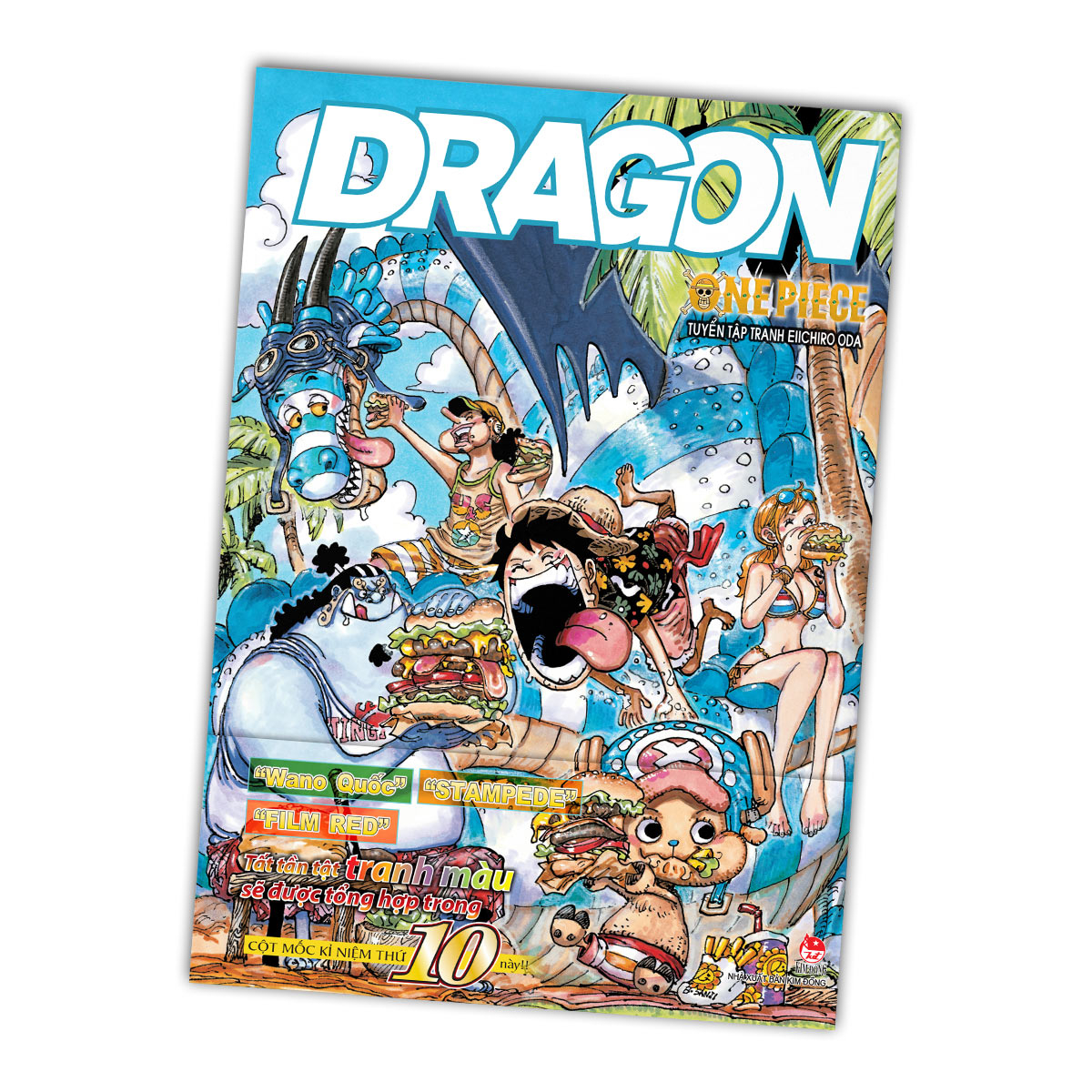 Bo
						
										
										Tuyen Tap Tranh Eiichiro Oda - One Piece - Color Walk - Tap 10 - Dragon - Tang Kem Postcard + Poster