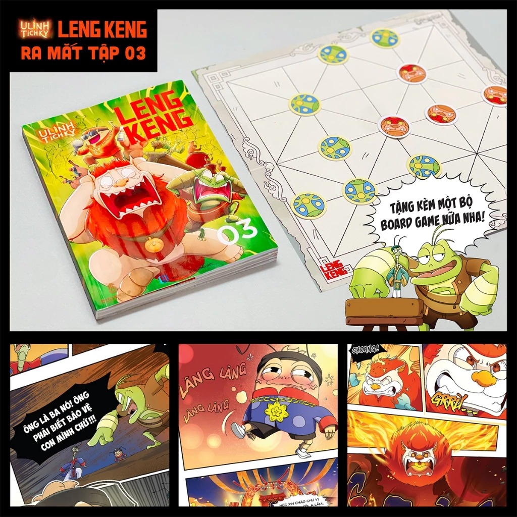 Bo
						
										
										U Linh Tich Ky - Leng Keng - Tap 3 - Tang Kem Boardgame