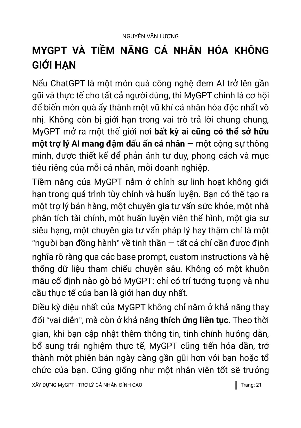 Bo
						
										
										Ung Dung Chat GPT-AI Trong Cong Viec Hang Ngay - Tap 2 - Xay Dung MyGPT - Tro Ly Ca Nhan DInh Cao