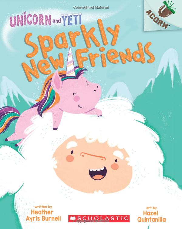 bộ unicorn and yeti #1: sparkly new friends