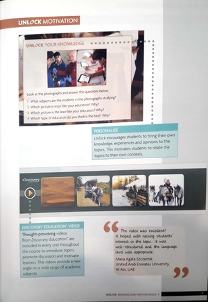 bộ unlock level 2 reading and writing skills student's book and online workbook: level 2