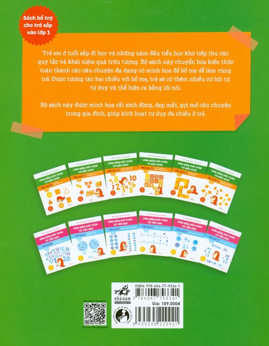 bộ ươm mầm giỏi toán từ mẫu giáo - mẫu giáo 4 - trục số hấp dẫn và hình phẳng cơ bản