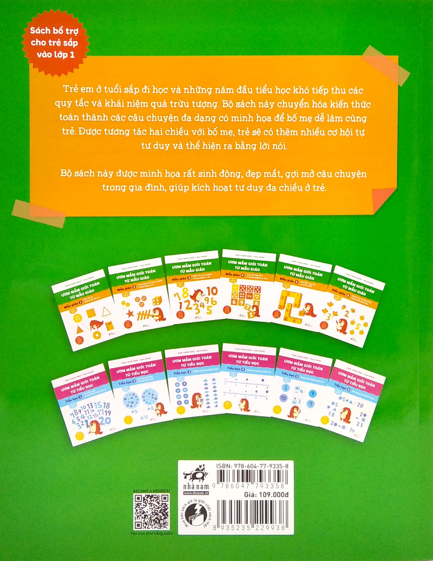 bộ ươm mầm giỏi toán từ mẫu giáo - mẫu giáo 5 - vui học trục số và hình khối