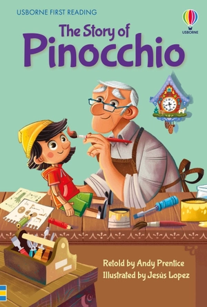 bộ usborne first reading level 4: the story of pinocchio