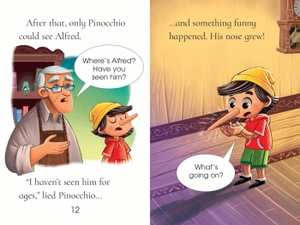 bộ usborne first reading level 4: the story of pinocchio