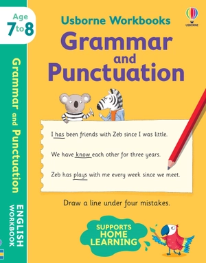 bộ usborne workbooks grammar and punctuation 7 - 8