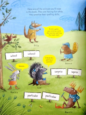 bộ usborne workbooks spelling 8-9