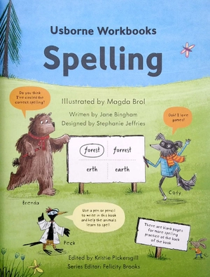 bộ usborne workbooks spelling 8-9