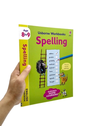 bộ usborne workbooks spelling 8-9