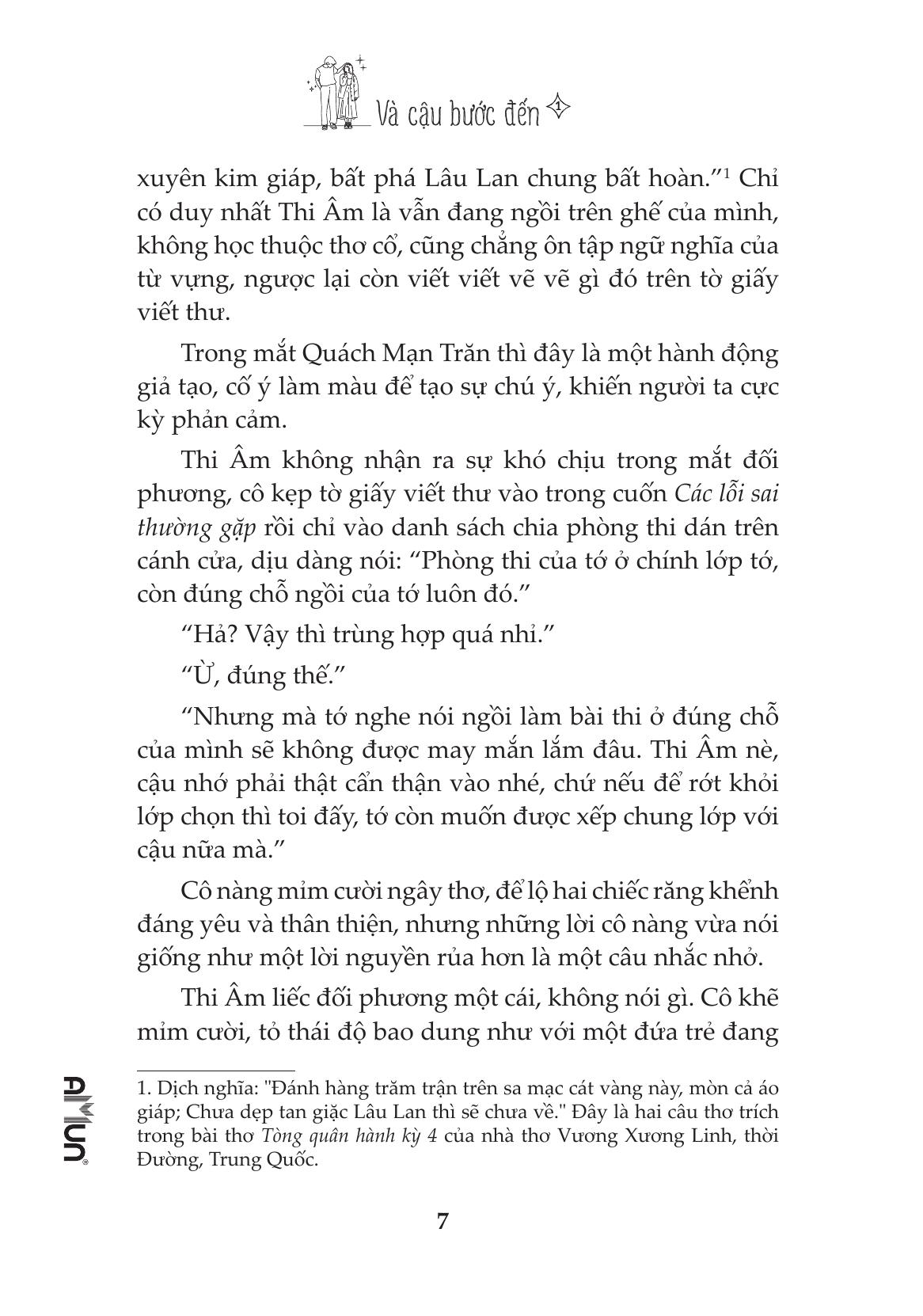 Bộ
						
										
										Và Cậu Bước Đến - Tập 1 - Tặng Kèm Bookmark