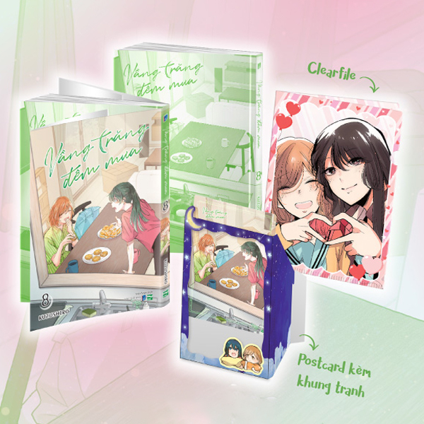 Bo
Vang Trang Dem Mua - Tap 8 - Ban Suu Tam - Tang Kem Card Ngoc Trai + Clear File + Khung Dung Card