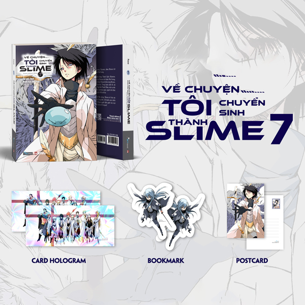 Bo
Ve Chuyen Toi Chuyen Sinh Thanh Slime - Tap 7 - Ban Dac Biet - Tang Kem Bookmark + Postcard + Card Hologram