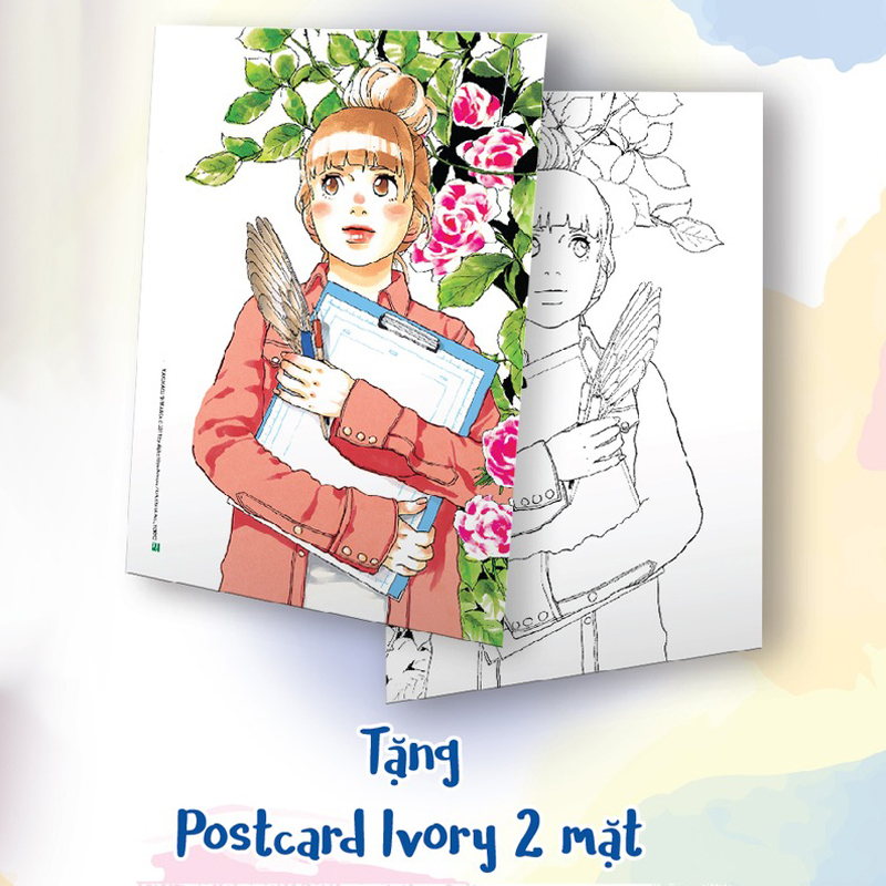 bộ vẽ vời vẩn vơ - tập 4 - tặng kèm postcard 2 mặt (1 mặt tô màu)