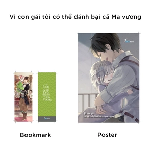bộ vì con gái tôi có thể đánh bại cả ma vương - tập 1 (tái bản 2022) - tặng kèm bookmark + poster