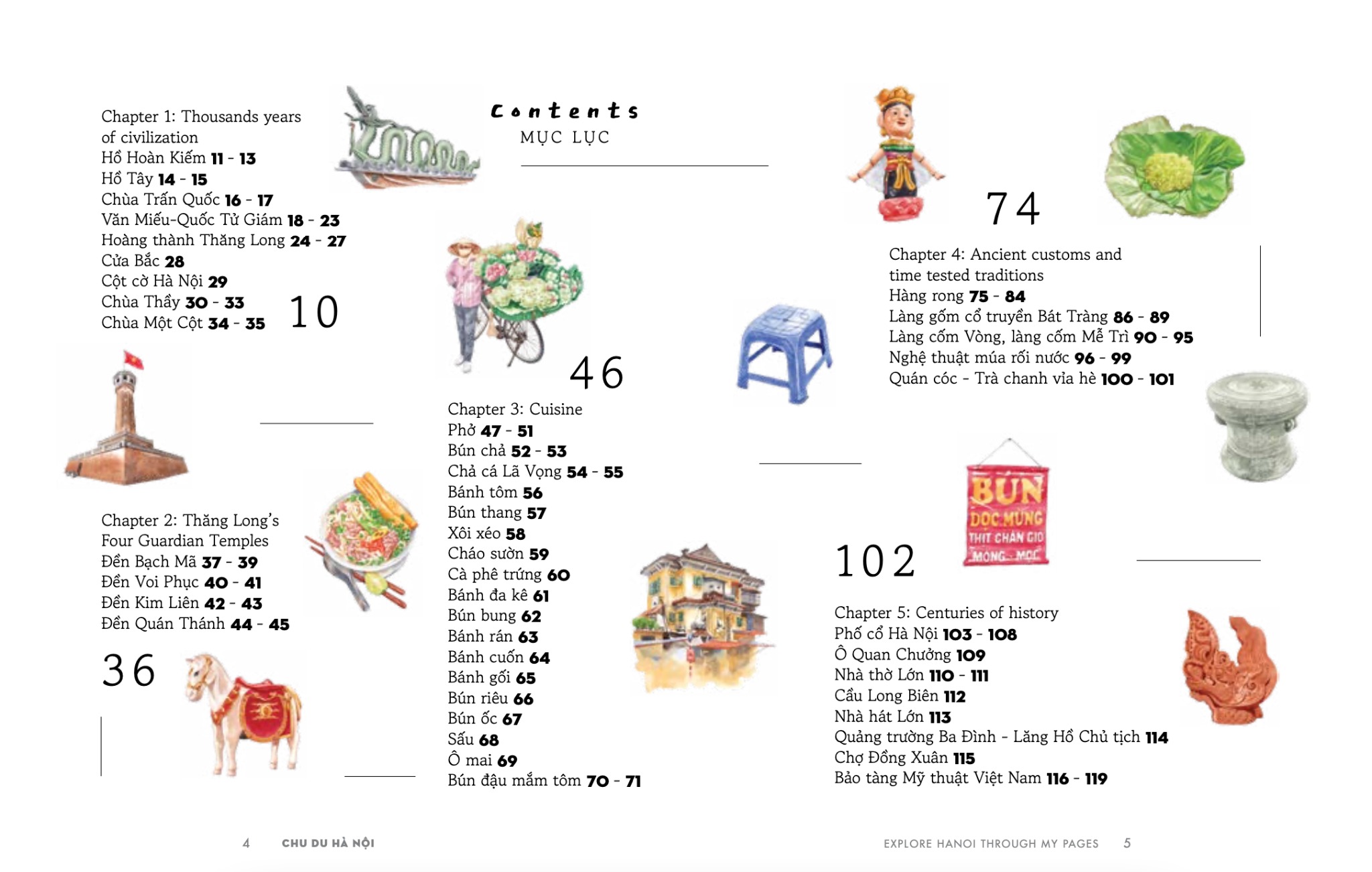 Bo
						
										
										Viet Nam Doc Mien Du Ky - Tap 3 - Chu Du Ha Noi - Explore Hanoi Through My Pages - Bia Cung