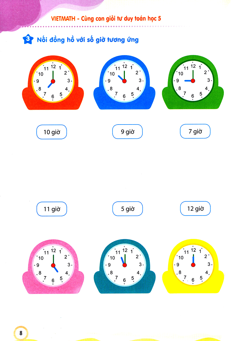 bộ vietmath - cùng con giỏi tư duy toán học - tập 5 (tái bản 2020)
