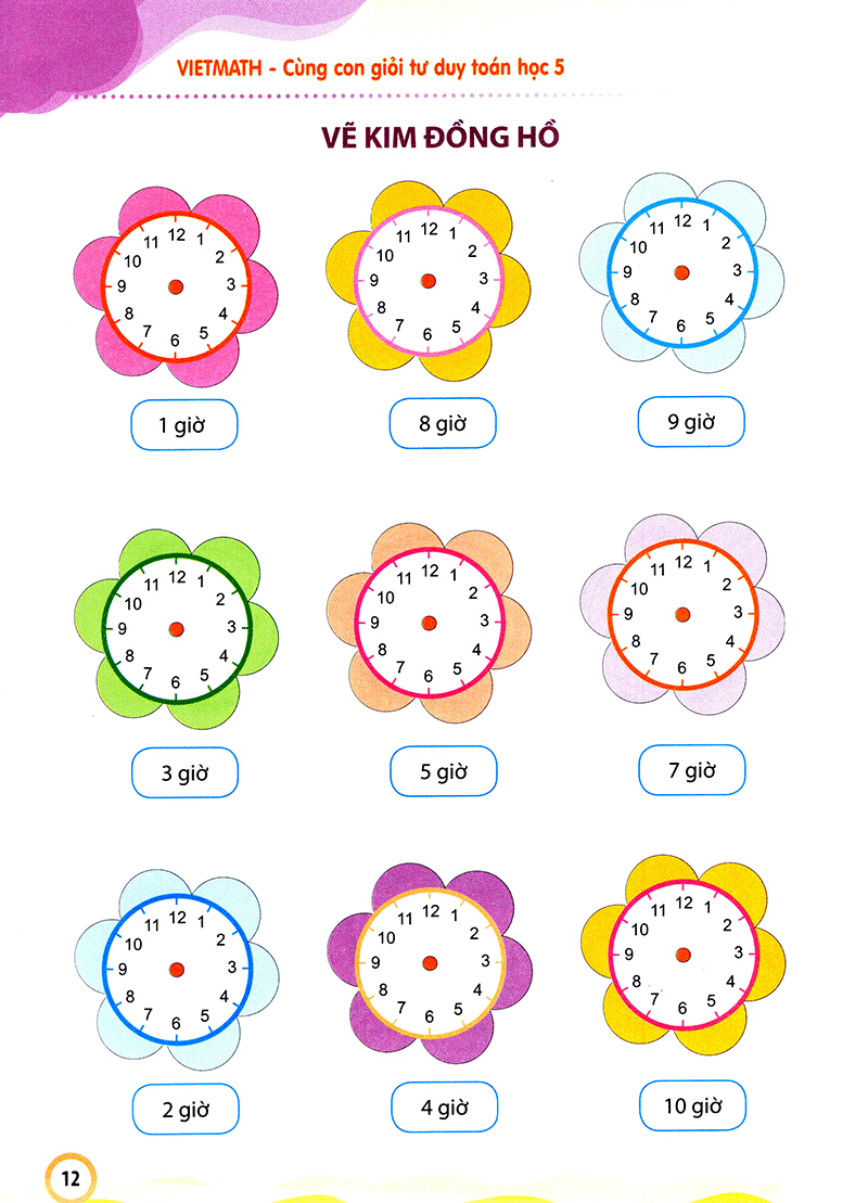 bộ vietmath - cùng con giỏi tư duy toán học - tập 5 (tái bản 2020)