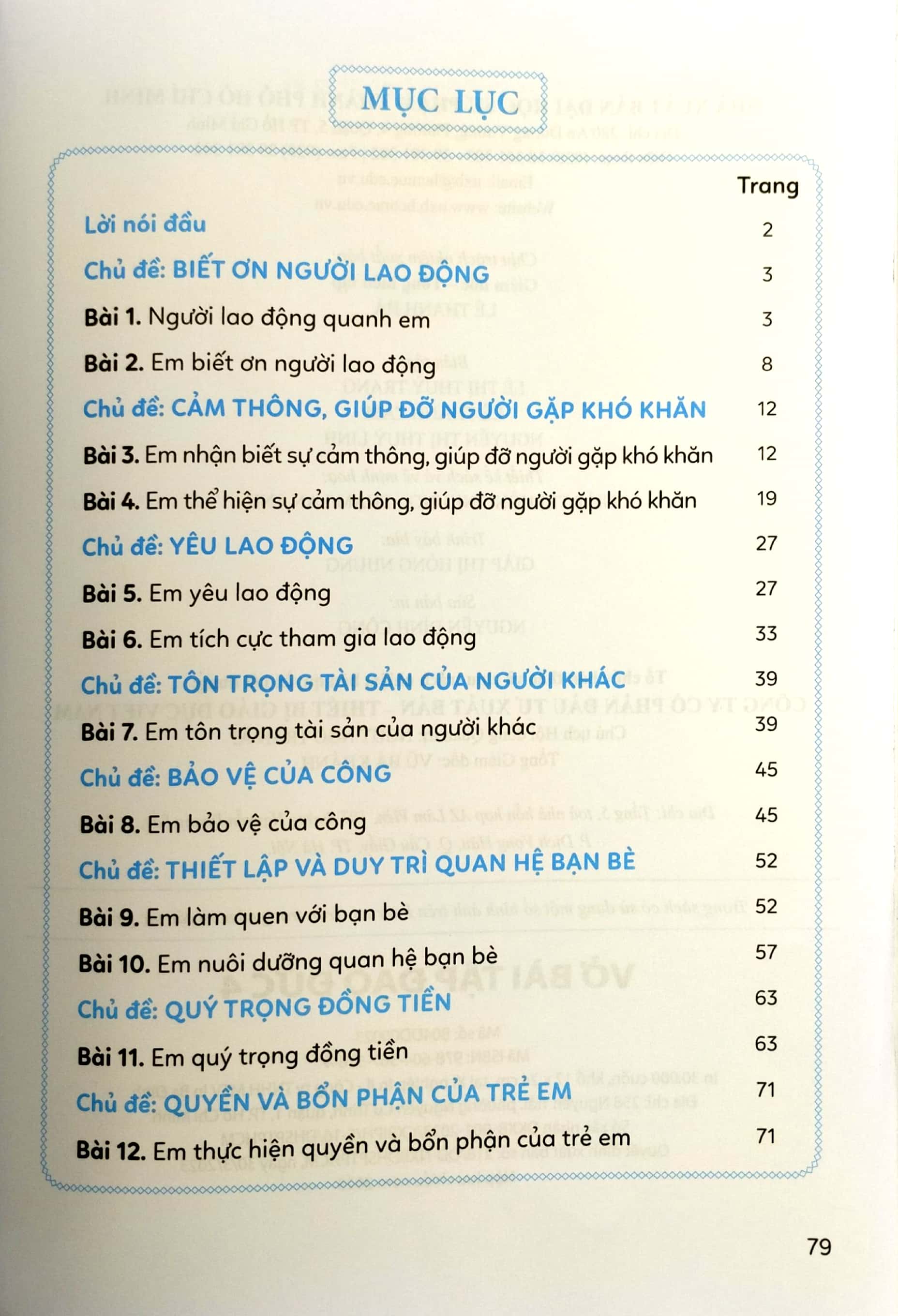 bộ vở bài tập đạo đức 4 (cánh diều) (chuẩn)