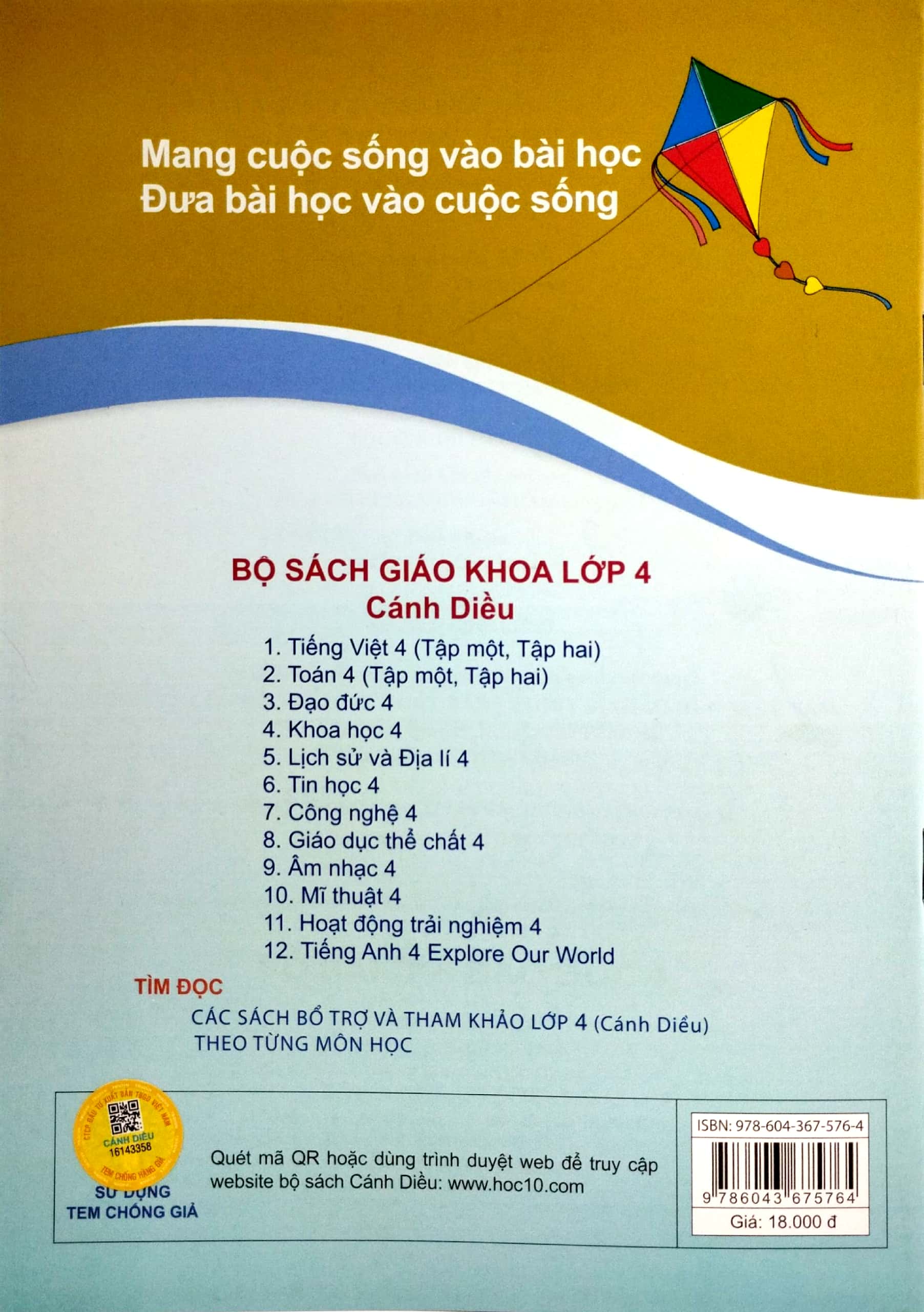 bộ vở bài tập đạo đức 4 (cánh diều) (chuẩn)