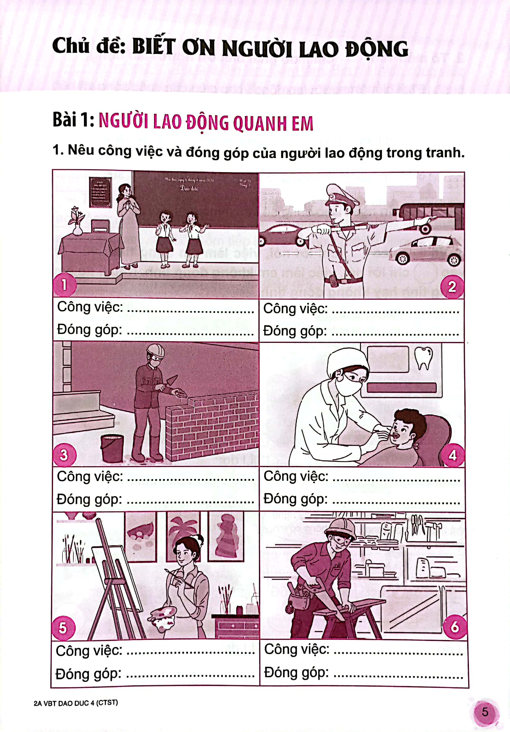 bộ vở bài tập đạo đức 4 (chân trời sáng tạo) (chuẩn)