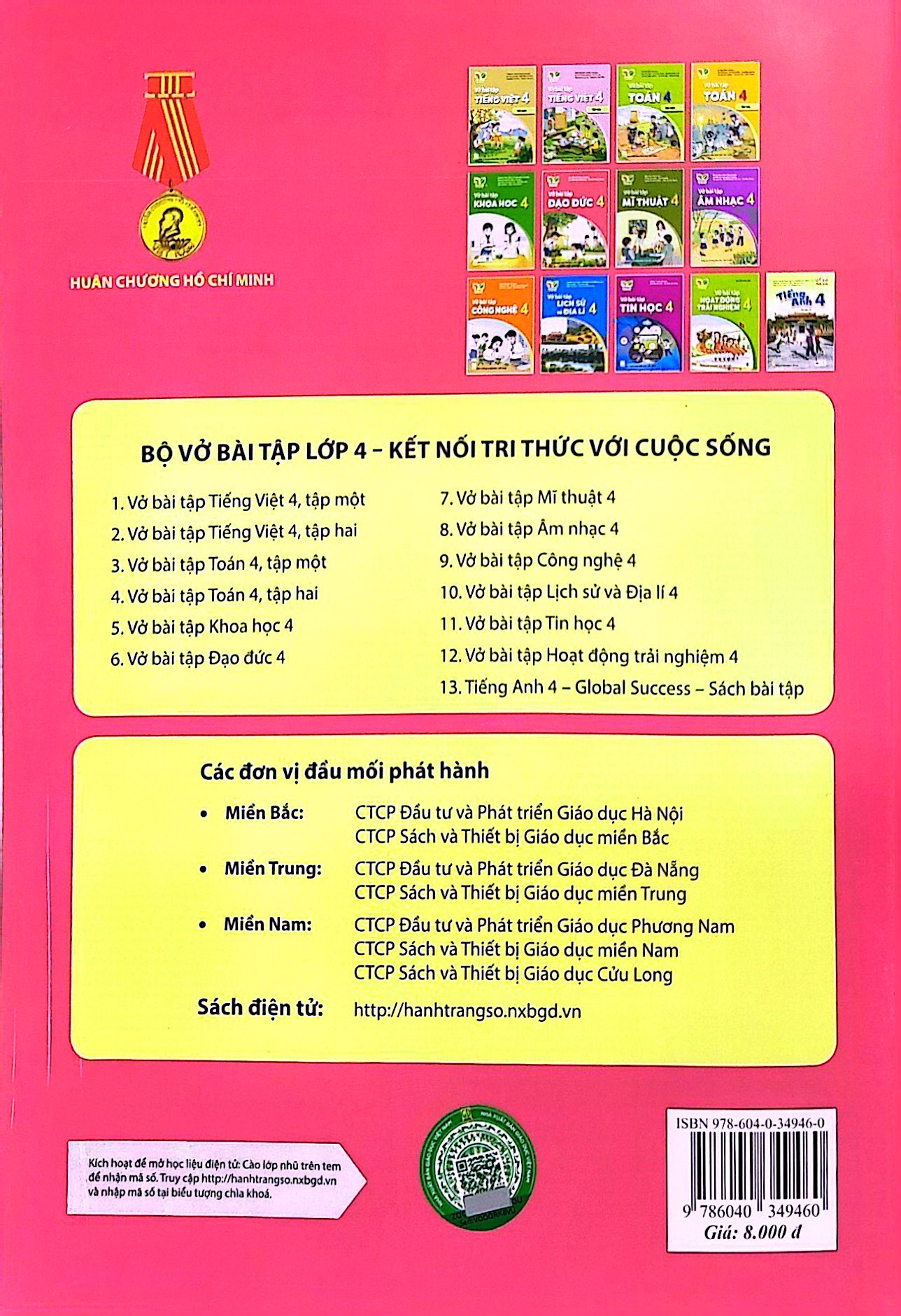 bộ vở bài tập đạo đức 4 (kết nối) (chuẩn)