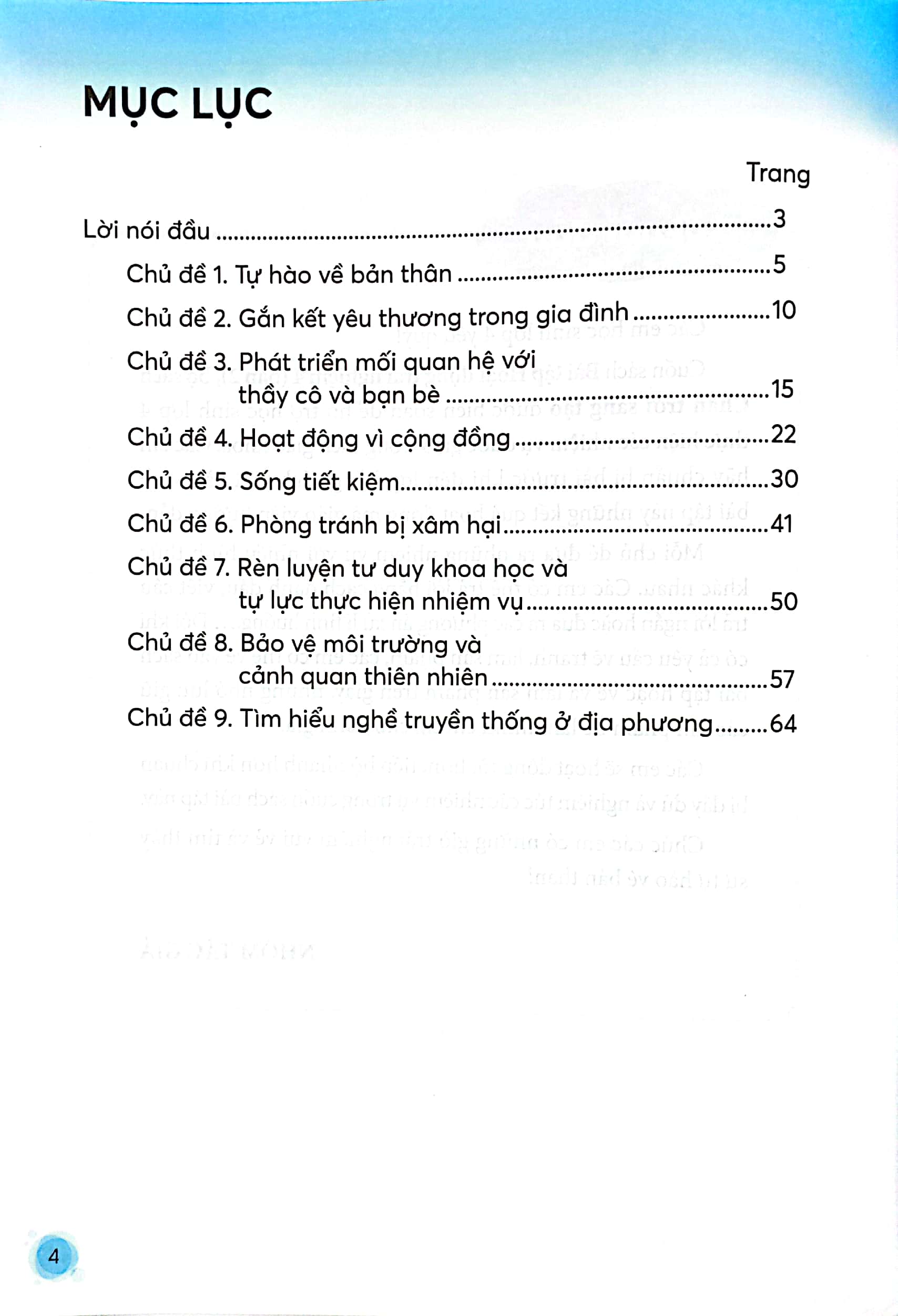 bộ vở bài tập hoạt động trải nghiệm 4 - bản 2 (chân trời) (chuẩn)