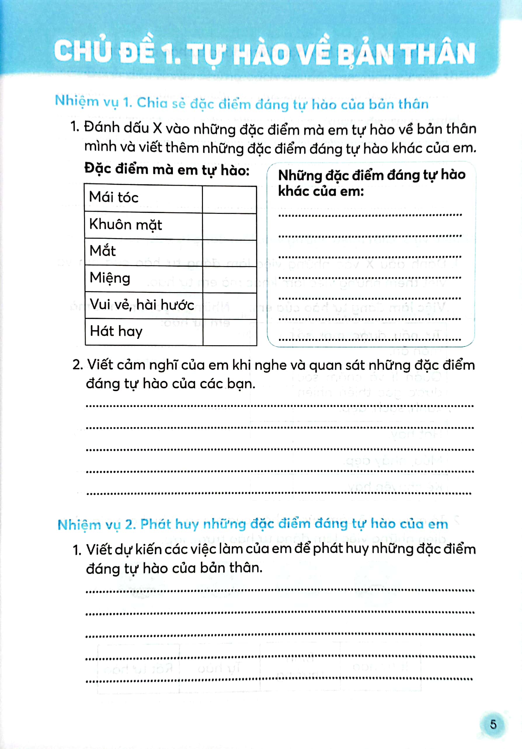 bộ vở bài tập hoạt động trải nghiệm 4 - bản 2 (chân trời) (chuẩn)