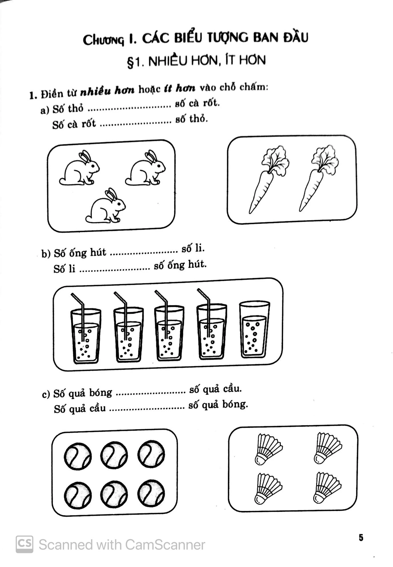 bộ vở bài tập nâng cao toán 1 - tập 1
