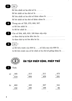 bộ vở bài tập nâng cao toán 3 - tập 1 (bám sát sgk chân trời sáng tạo)
