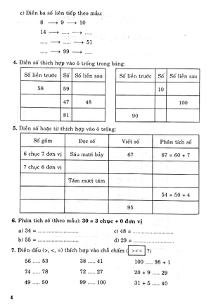 bộ vở bài tập nâng cao toán lớp 2 - tập 1 (biên soạn theo chương trình giáo dục phổ thông mới)