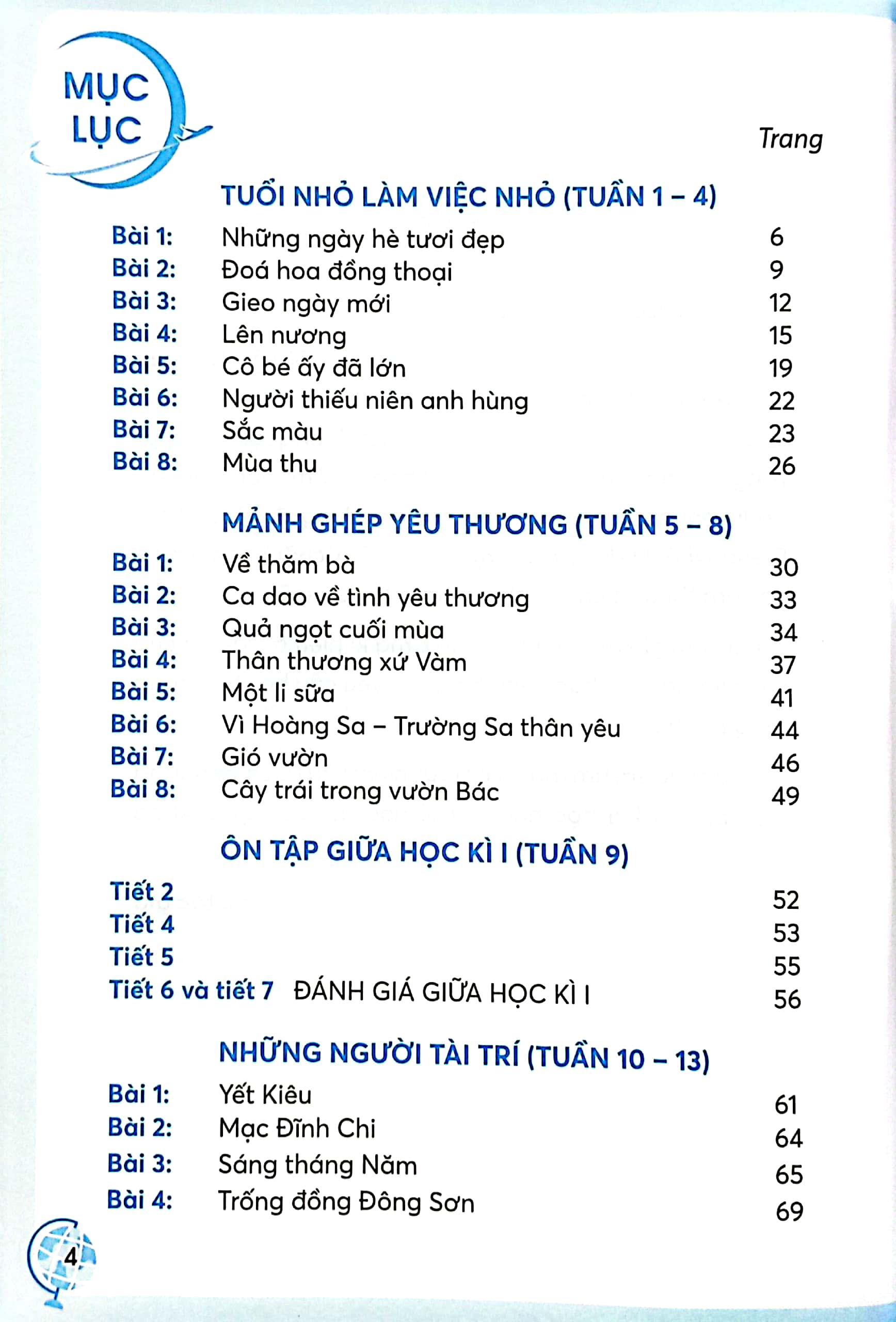 bộ vở bài tập tiếng việt 4 - tập 1 (chân trời sáng tạo) (chuẩn)